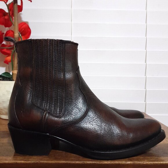 Frye Shoes - Frye Ankle Boots  Chelsea Boots Women's size 6.5B Cognac Color